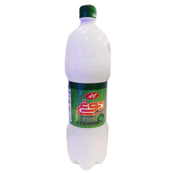 دوغ بدون گاز طعم نعناع و پونه کاله 1.5 لیتر