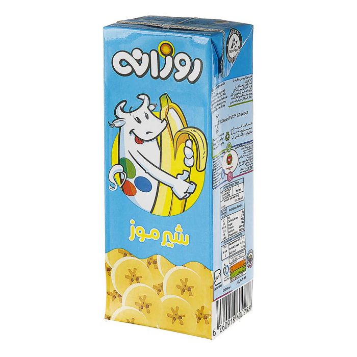 شير موز روزانه 200 ميل